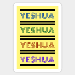 Yeshua | Christian Typography Magnet